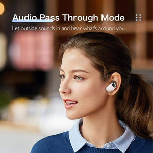 Active Noise Cancelling True Wireless Stereo Earbuds, AbleGrid FreeOdio Bean with Wireless Charging Cabin